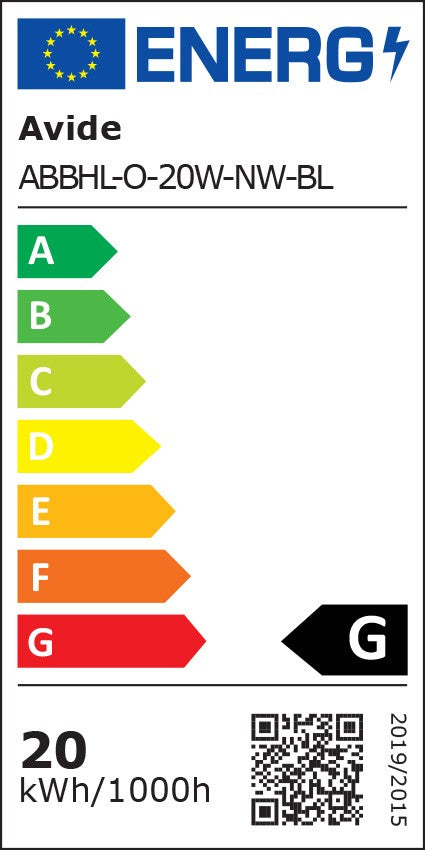 Avide 915302 Zunanja svetilka (Triton-O) Oval 20W 4000K 1700 lm IP65