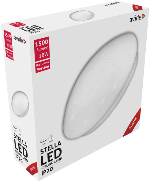 Avide 924045 Stropna svetilka Stella (Starry) LED 18W 3000K 1500 lm