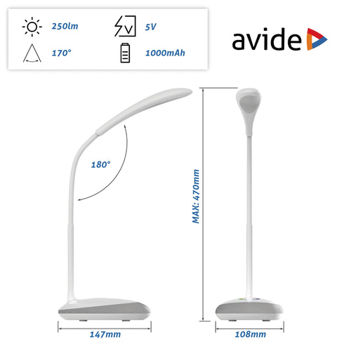 Avide 26223 Namizna svetilka Ben LED 4W RGB 250 lm