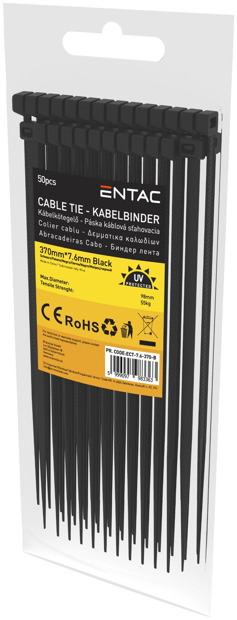 Entac 83363 Vezice 7,6 x 370 mm