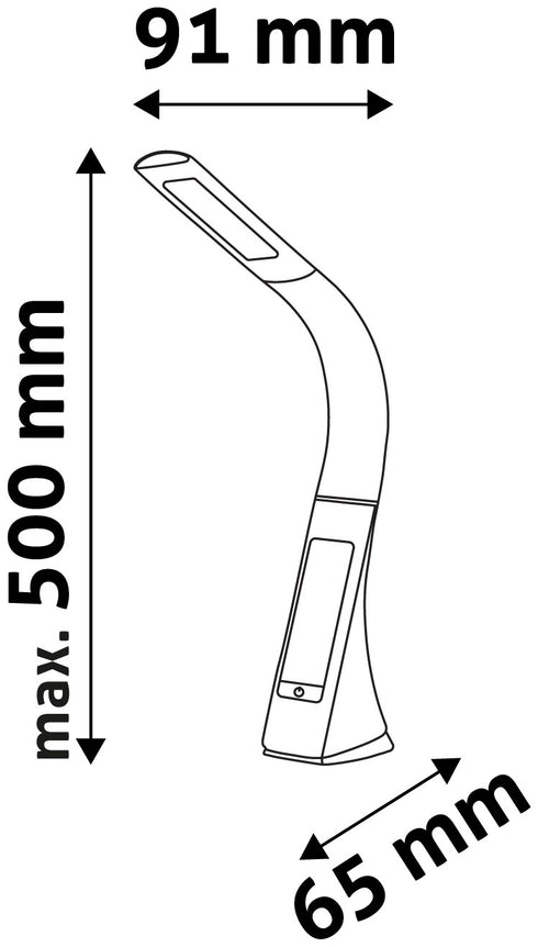 Avide 280515 Namizna svetilka LED Bussines Leather Calendar 6W NW