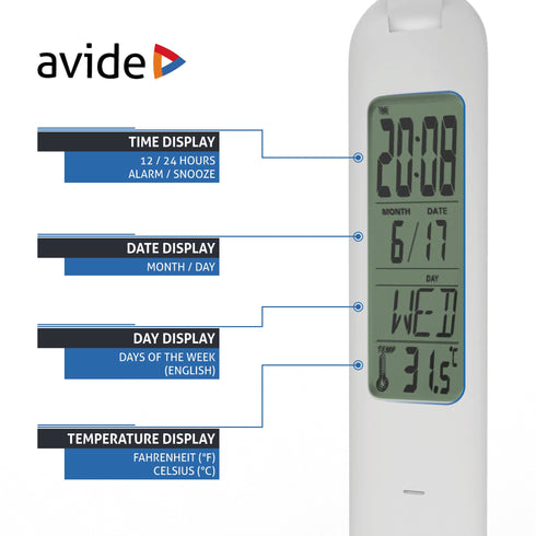 Avide 287620 Namizna svetilka Calendar RGB LED 4W NW 250 lm