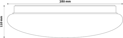 Avide 924762 Stropna svetilka Stella (Starry) LED 24W 6400K 2200 lm