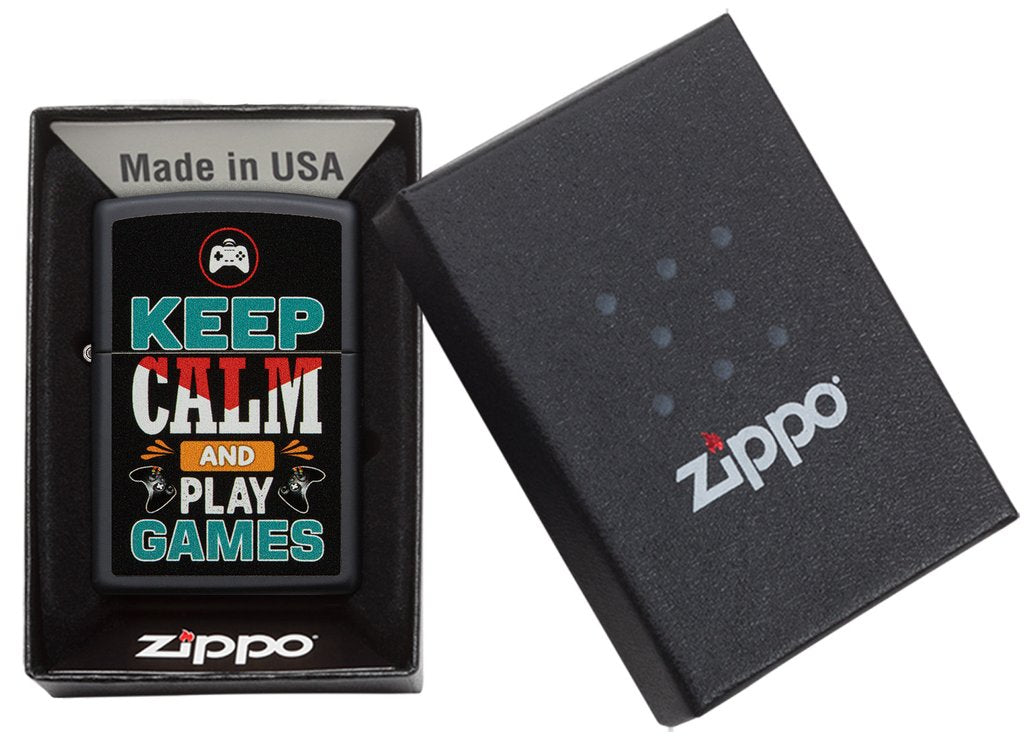 Zippo vžigalnik 60.005.129 Keep Calm Gamer