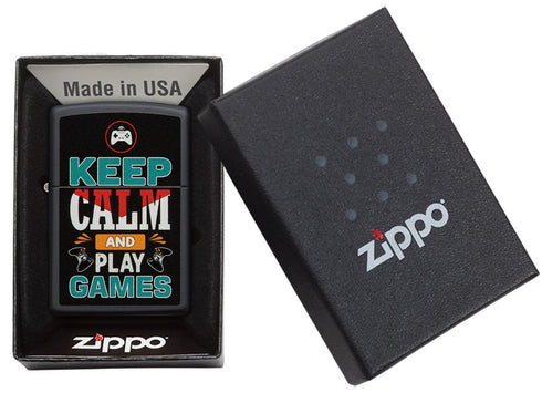 Zippo vžigalnik 60.005.129 Keep Calm Gamer