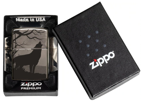 Zippo vžigalnik 49188 Wolves 360°