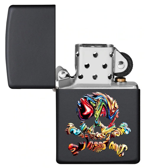 Zippo vžigalnik 49187 3D Skull