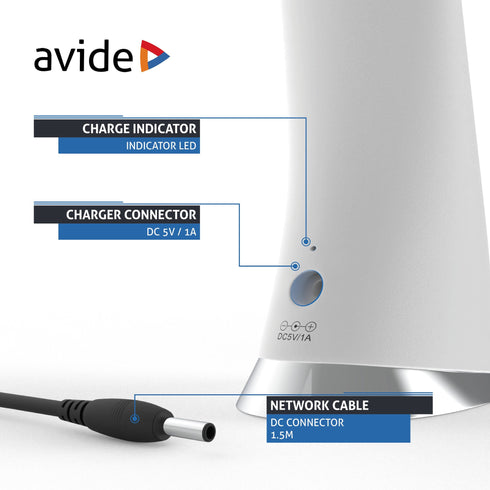 Avide 909363 Namizna svetilka LED Bussines Leather Calendar 6W NW 350 lm