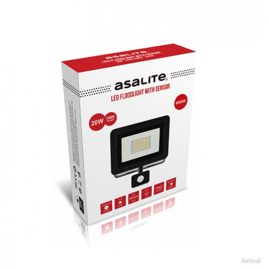 Asalite ASAL0140 Reflektor s senzorjem LED 20W 6500K 1600 lm