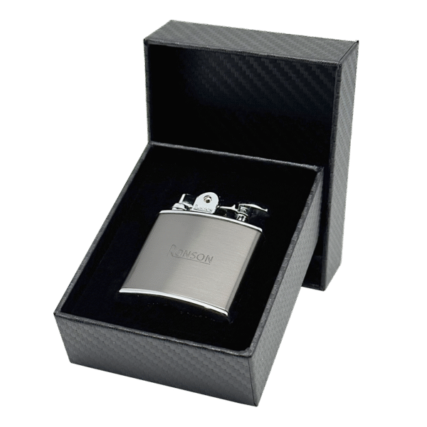Vžigalnik Ronson 102003 plinski Nostalgia Jet Flame, Gun Metal Satin