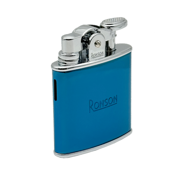 Vžigalnik Ronson 102004 plinski Nostalgia Jet Flame, Blue Ice