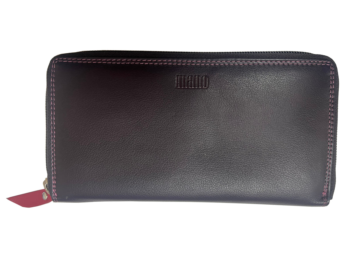 Mano M17724PP/ROT Denarnica RV, vijolično/rdeča