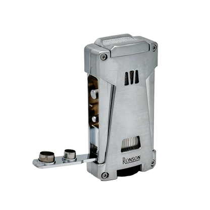 Vžigalnik Ronson 119001 za cigare plinski Jet Flame Hurricane, Chrome Satin