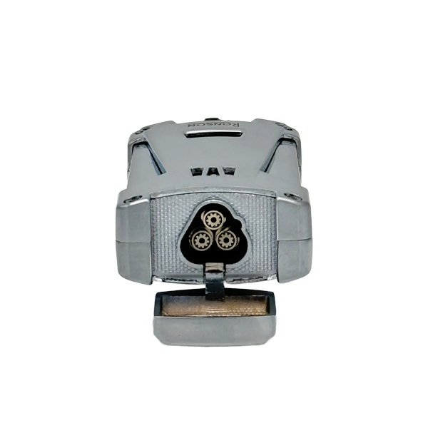 Vžigalnik Ronson 119001 za cigare plinski Jet Flame Hurricane, Chrome Satin