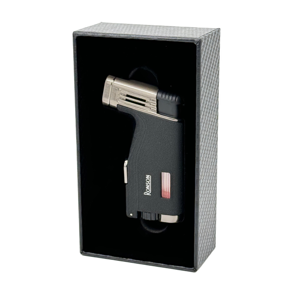Gorilnik Ronson 120001 plinski Jet Flame Breeze, Black Crackle