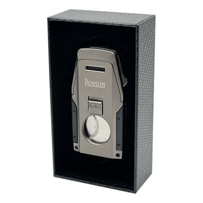 Vžigalnik Ronson 122002 plinski Jet Flame Mirage, Gun Metal