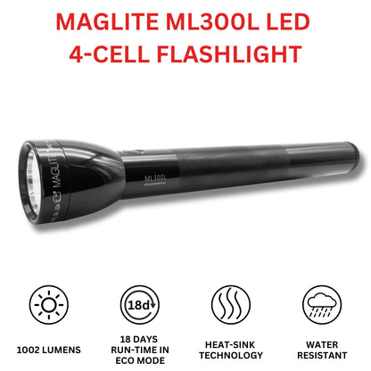 Maglite ML300L-S4015L 4D / BLACK,CB