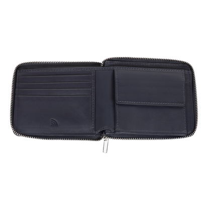 Denarnica Zippo 2.008.019 Navy Blue Range Zipper + Credit Card Case