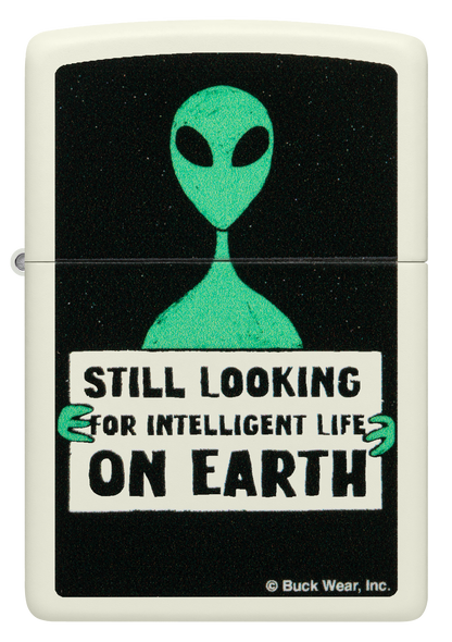 Zippo vžigalnik 46092 Alien Glow in the Dark by Buck Wear