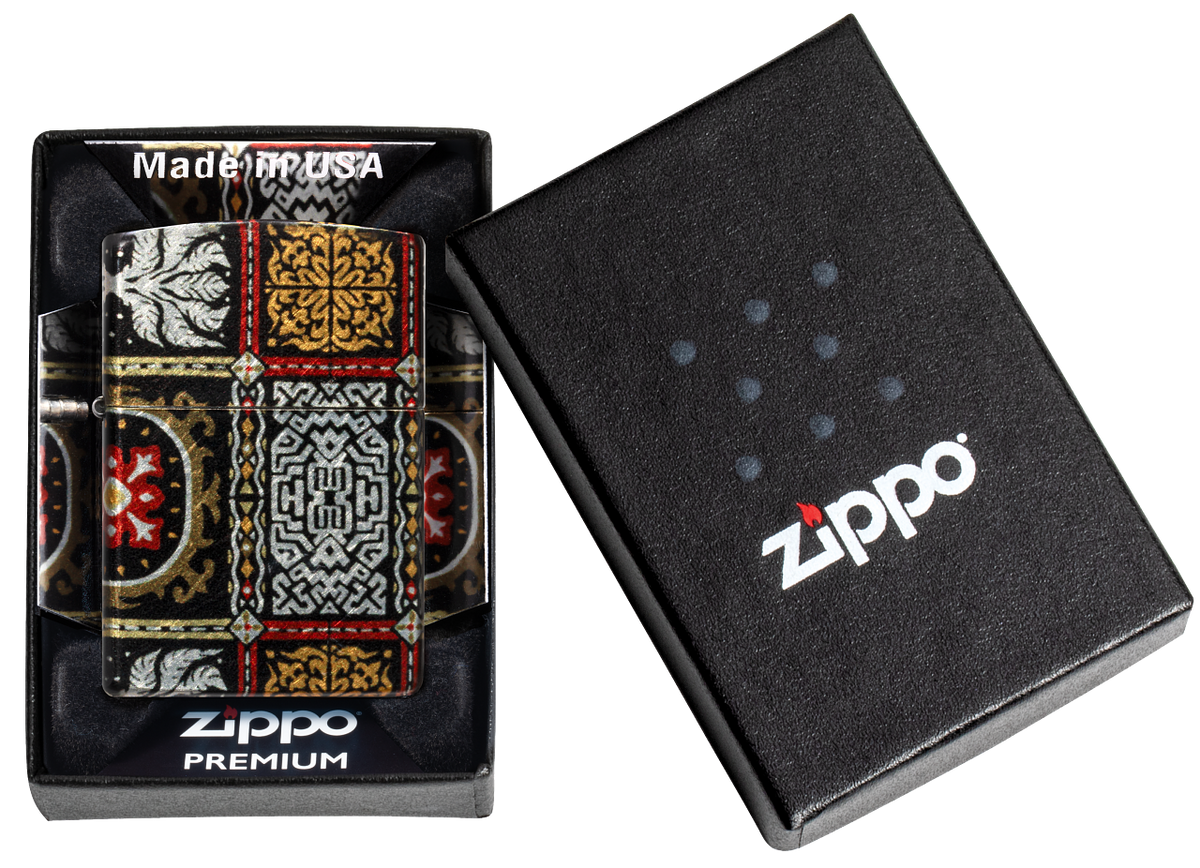 Zippo vžigalnik 46146 Tapestry Tribal Patterns