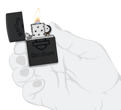 Zippo vžigalnik 46218 Harley-Davidson® Black