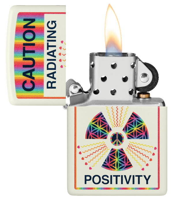 Zippo 46243 vžigalnik Radiating Positivity, Glow in the Dark