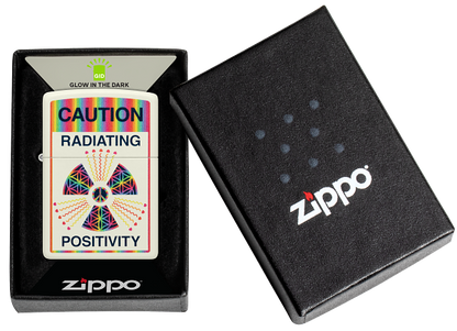 Zippo 46243 vžigalnik Radiating Positivity, Glow in the Dark