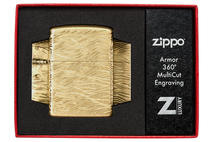 Zippo vžigalnik 46273 Wavy Pattern Armor