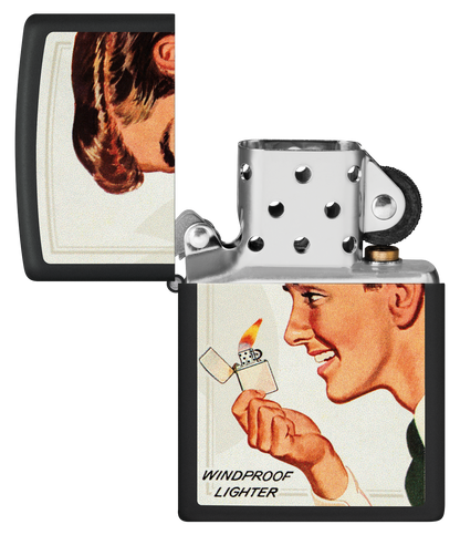 Zippo vžigalnik 46295 Retro Couple Set girl/guy 2v1