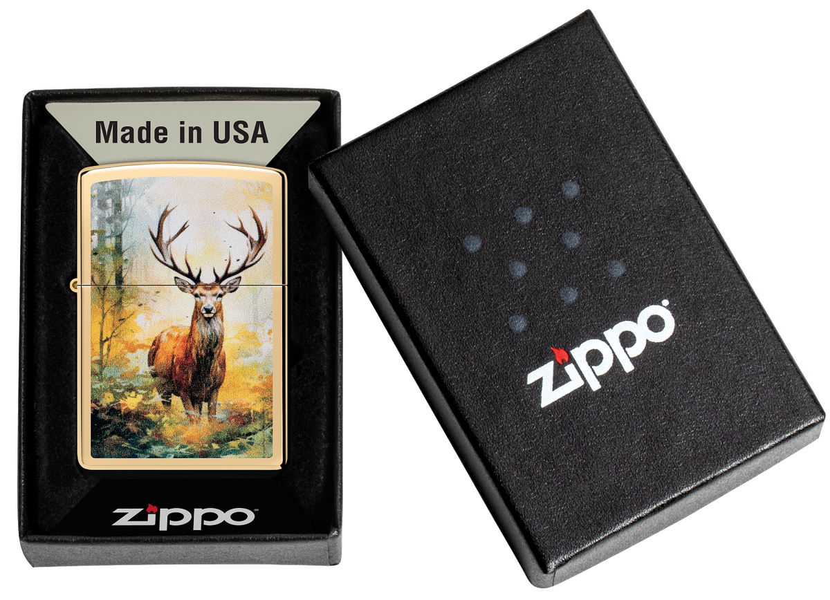 Zippo vžigalnik 46339 Watercolor Deer