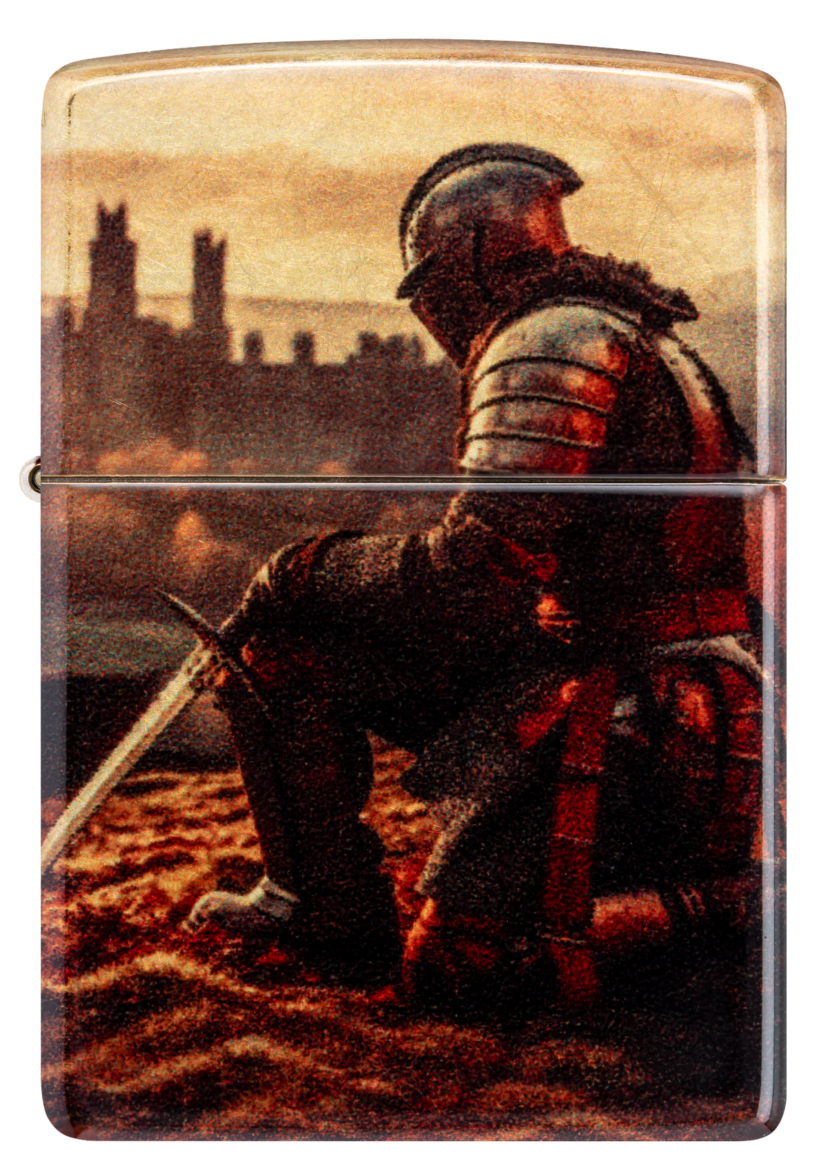 Zippo vžigalnik 46382 Kneeling Knight