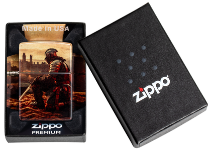 Zippo vžigalnik 46382 Kneeling Knight