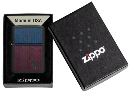 Zippo vžigalnik 46476 Flame Red and Blue