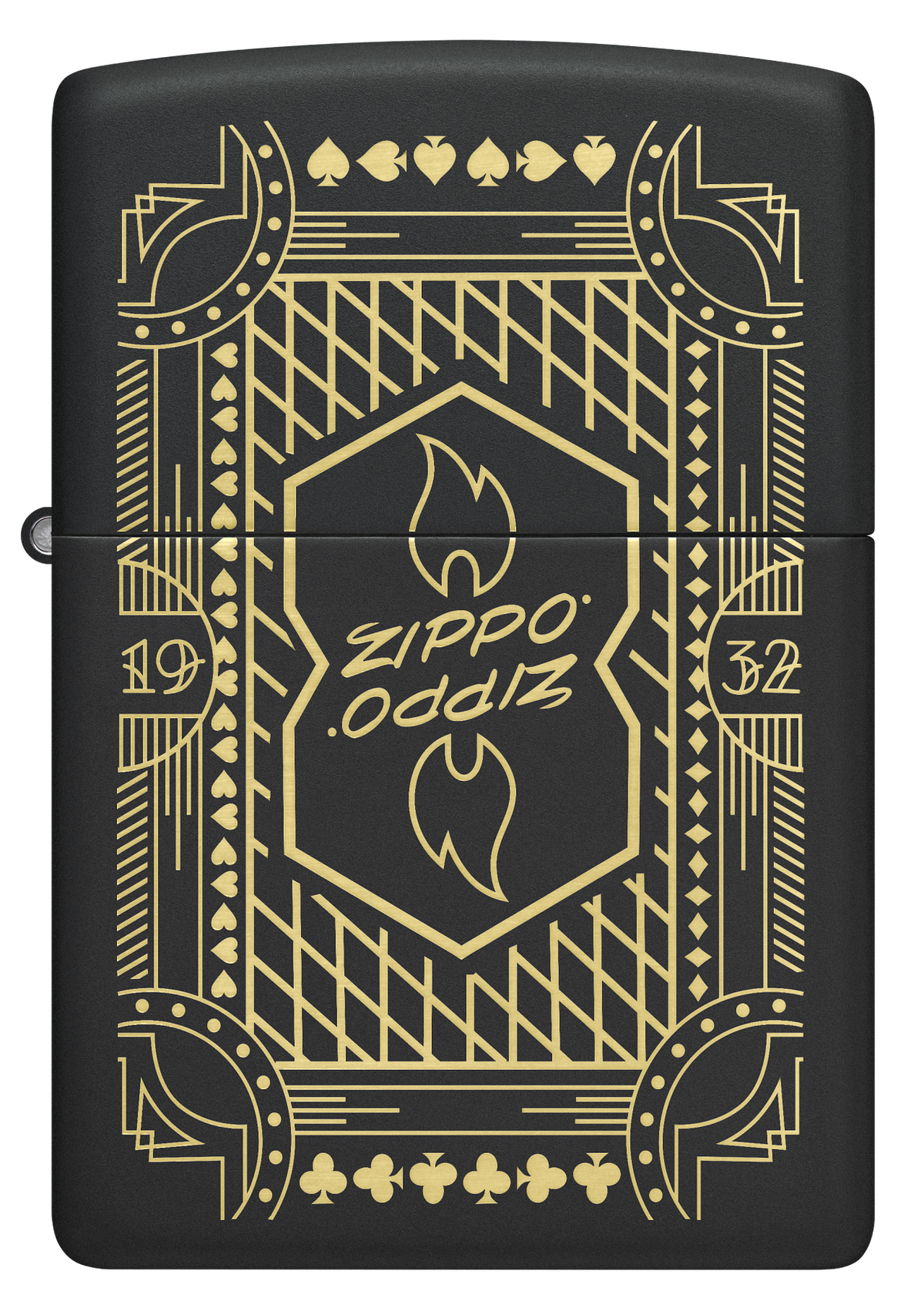 Zippo 46483 vžigalnik Retro 1932, Black Matte