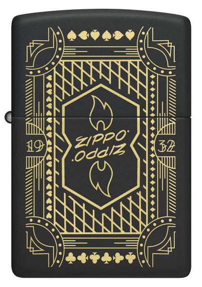 Zippo 46483 vžigalnik Retro 1932, Black Matte