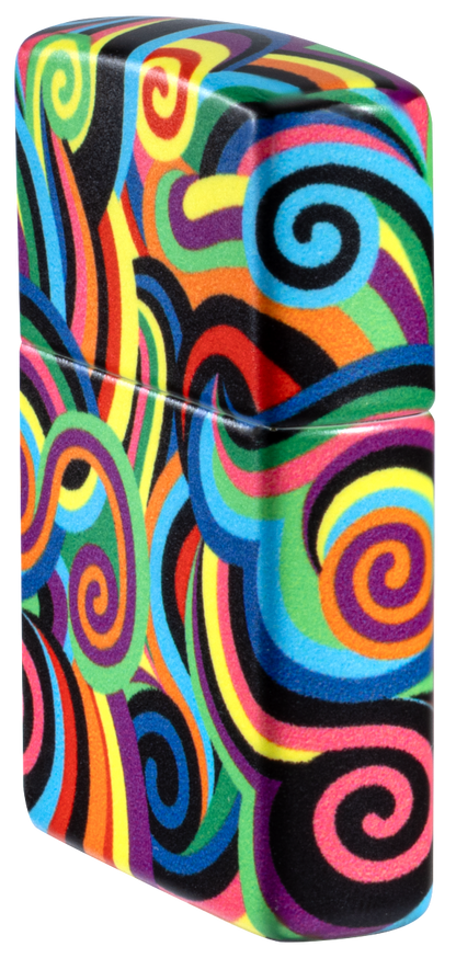 Zippo 46491 vžigalnik Vivid Color Patterns, Glow in the Dark