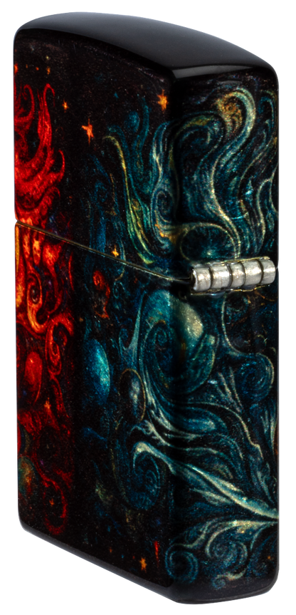 Zippo 46563 vžigalnik Spiritual Sun and Moon, 540 Tumbled Brass