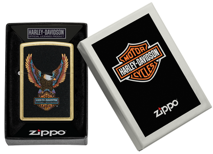 Zippo vžigalnik 46678 Harley-Davidson® Colorful Eagle