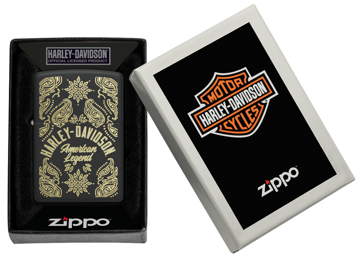 Zippo vžigalnik 46680 Harley-Davidson® Pattern