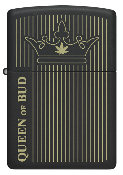 Zippo 46683 vžigalnik Cannabis - Queen Of Bud, Black Matte