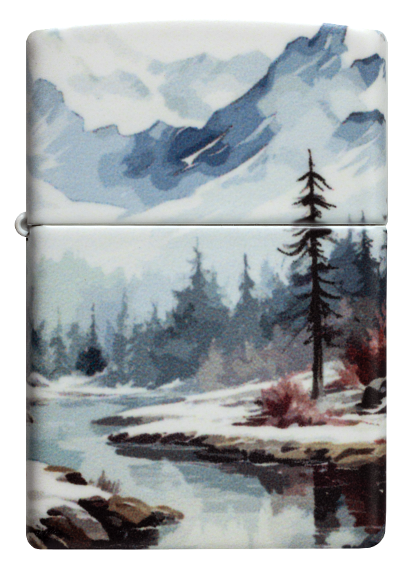 Zippo 46702 vžigalnik Painted Lake & Mountains, 540 Matte