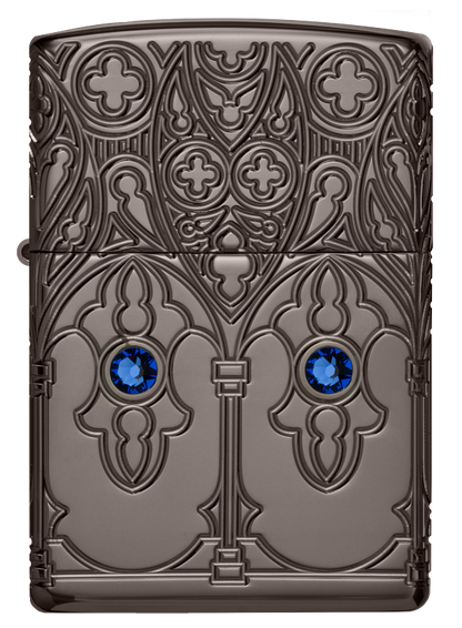 Zippo 46753 vžigalnik Spiritual Pattern Armor, Black Ice