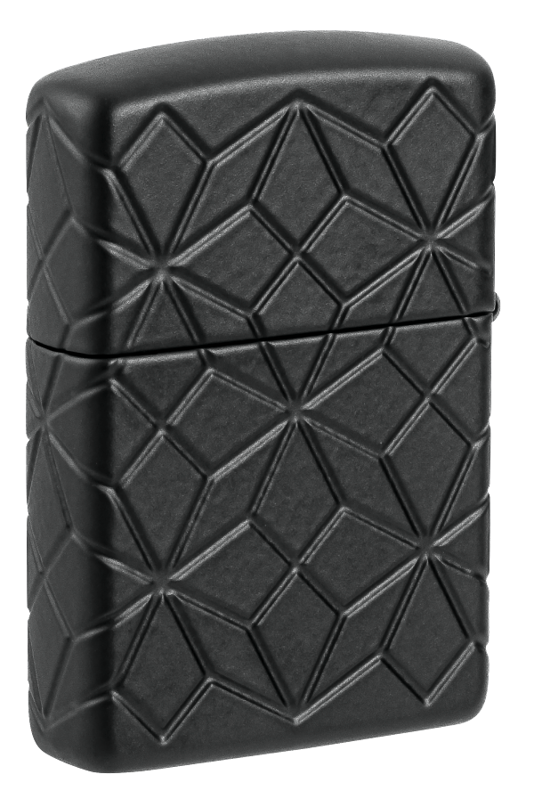Zippo 46756 vžigalnik Red Jewel with Pattern Armor, Black Matte