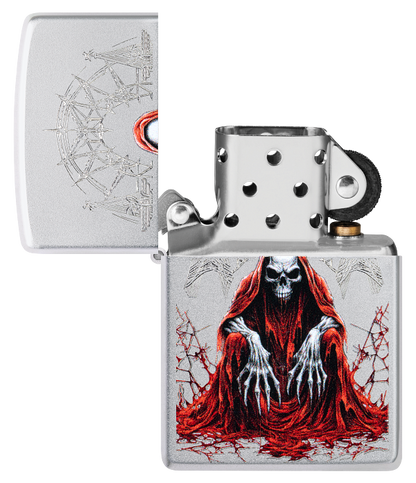 Zippo 60.007.576 vžigalnik Red Grim Reaper
