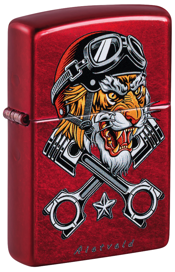 Zippo 46934 vžigalnik Biker Tiger by Rietveld