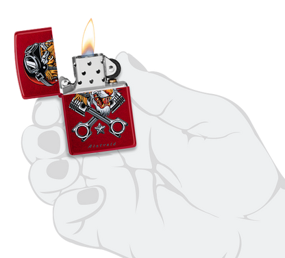 Zippo 46934 vžigalnik Biker Tiger by Rietveld