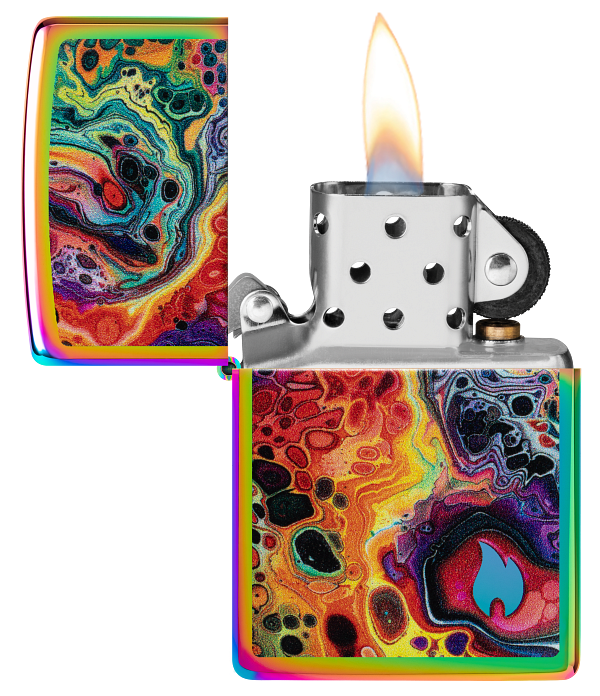Zippo 46938 vžigalnik Abstract Colours & Flame