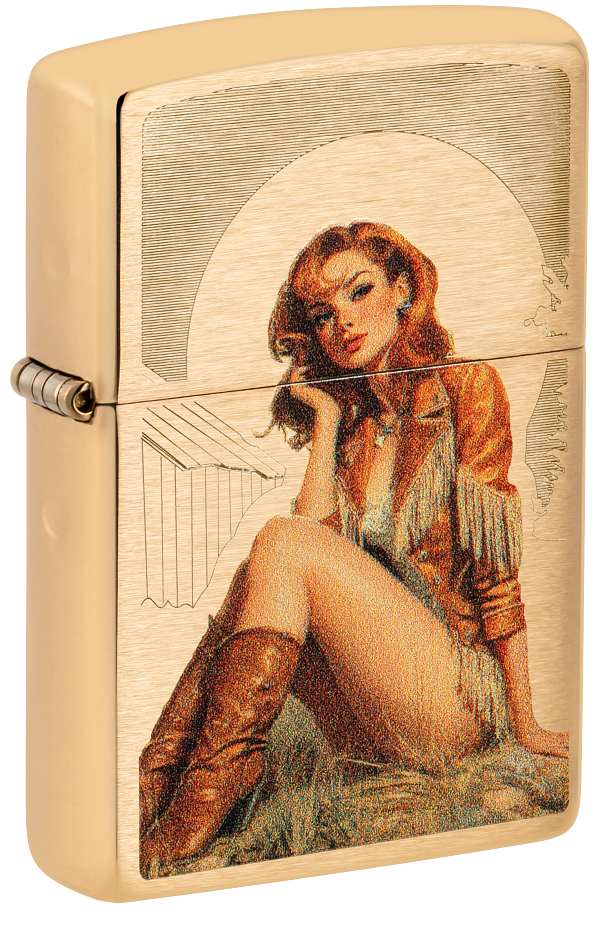 Zippo 46962 vžigalnik Pin-Up Western Cowgirl