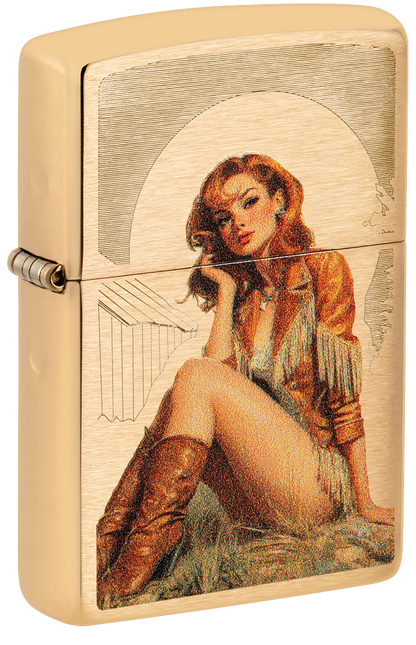 Zippo 46962 vžigalnik Pin-Up Western Cowgirl