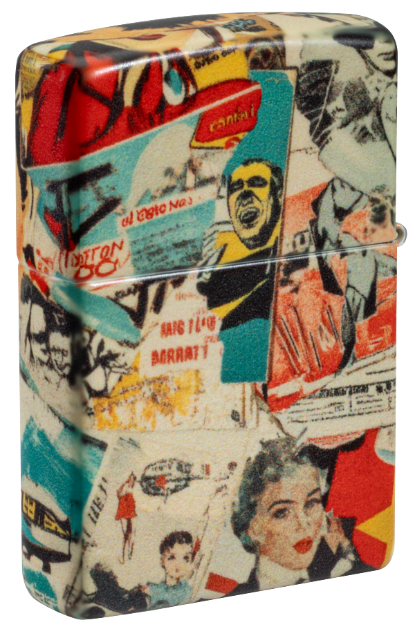 Zippo 60.007.652 vžigalnik Vintage Comic Collage